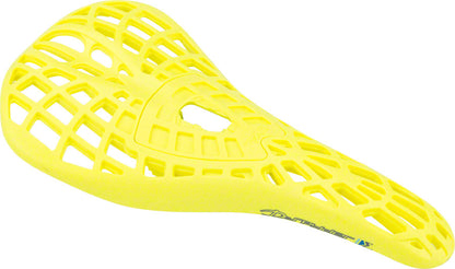 D-Spyder S-Spec BMX Seat - Pivotal Neon Yellow - Bicycle Warehouse