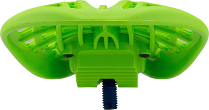 D-Spyder S-Spec BMX Seat - Pivotal Neon Green - Bicycle Warehouse