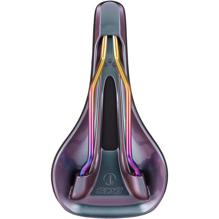 SDG Bel-Air V3 MAX Saddle - PVD Coated Lux-Alloy, Sonic Welded Sides, Limited Edition Fuel - Saddles - Bicycle Warehouse