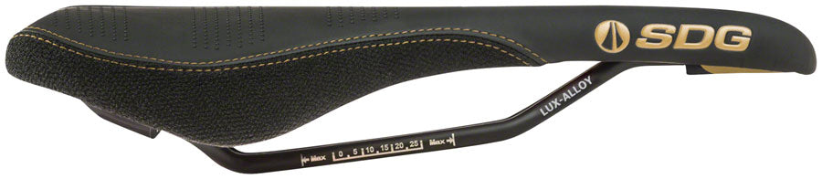 Radar Saddle - Lux-Alloy Black/Tan - Bicycle Warehouse