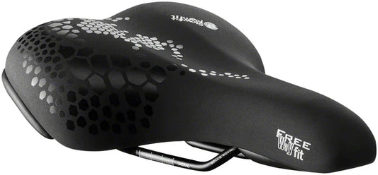 Freeway Fit Saddle - Steel Black Moderate - Bicycle Warehouse