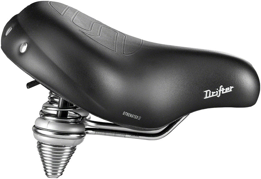 Drifter Stregtex Saddle - Black - Bicycle Warehouse