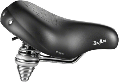 Drifter Stregtex Saddle - Black - Bicycle Warehouse