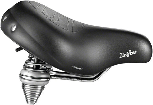 Drifter Stregtex Saddle - Black - Bicycle Warehouse