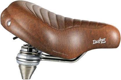 Drifter Plus Saddle - Brown - Bicycle Warehouse