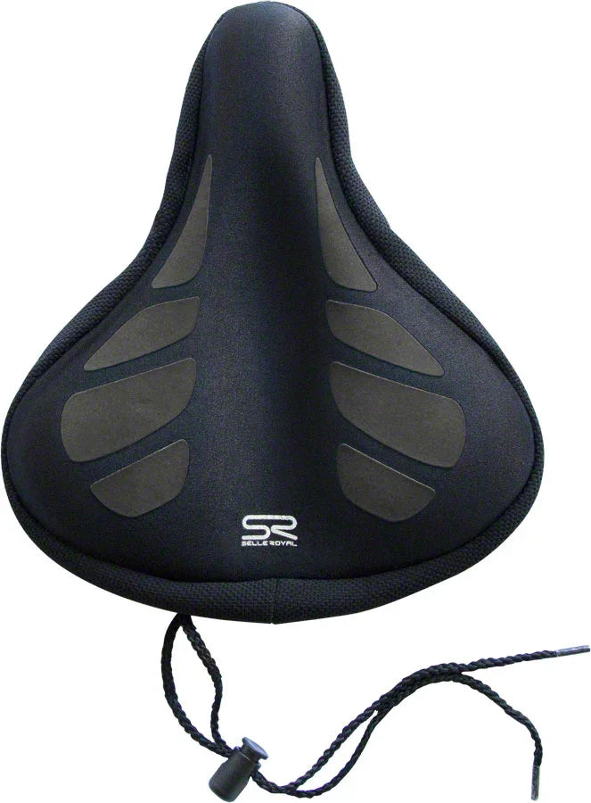 Gel Seat Cover - Black Large - Bicycle Warehouse
