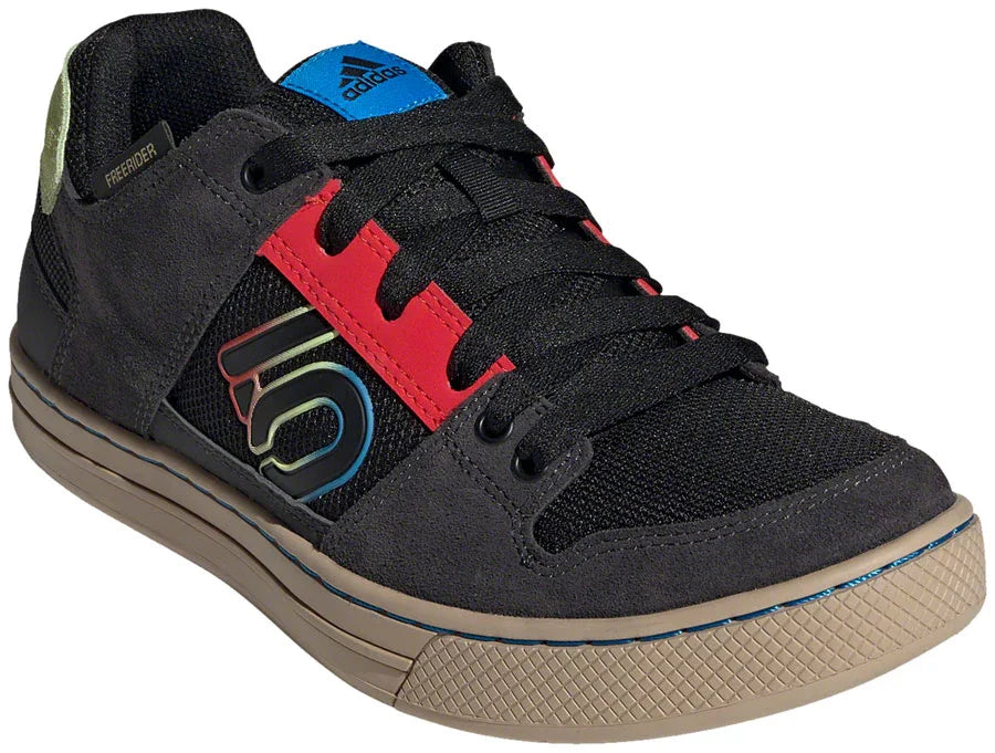 Freerider Flat Shoes - Mens Core Black/Carbon/Pulse Lime 11 - Bicycle Warehouse