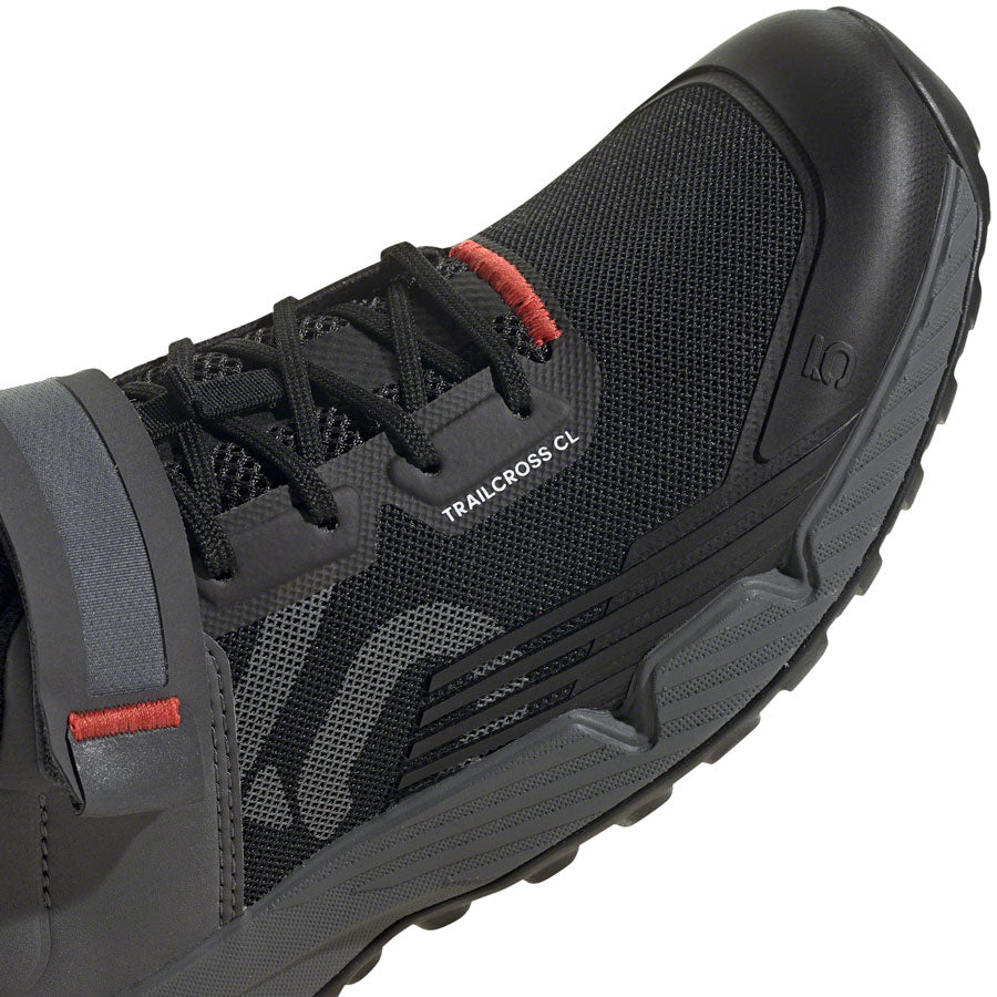 Trailcross Mountain Clipless Shoes - Womens Core BLK/Gray Three/Red 9 - Bicycle Warehouse
