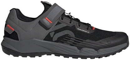 Trailcross Mountain Clipless Shoes - Mens Core BLK/Gray Three/Red 12 - Bicycle Warehouse
