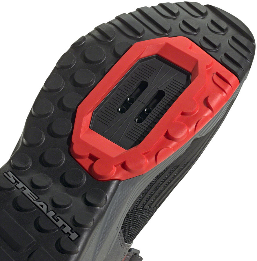 Trailcross Mountain Clipless Shoes - Mens Core BLK/Gray Three/Red 12 - Bicycle Warehouse