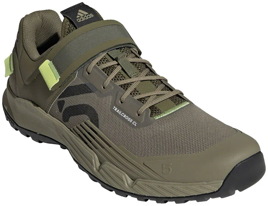 Trailcross Mountain Clipless Shoes - Mens Orbit Green/Carbon/Pulse Lime 11 - Bicycle Warehouse