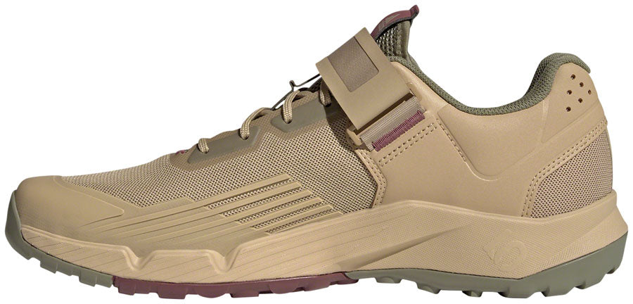 Trailcross Mountain Clipless Shoes - Mens Beige Tone/Blue Rush/Orbit Green 6 - Bicycle Warehouse