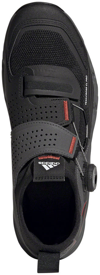 Five Ten Trailcross Pro Mountain Clipless Shoes - Womens Gray/Black/Red 11 - Bicycle Warehouse