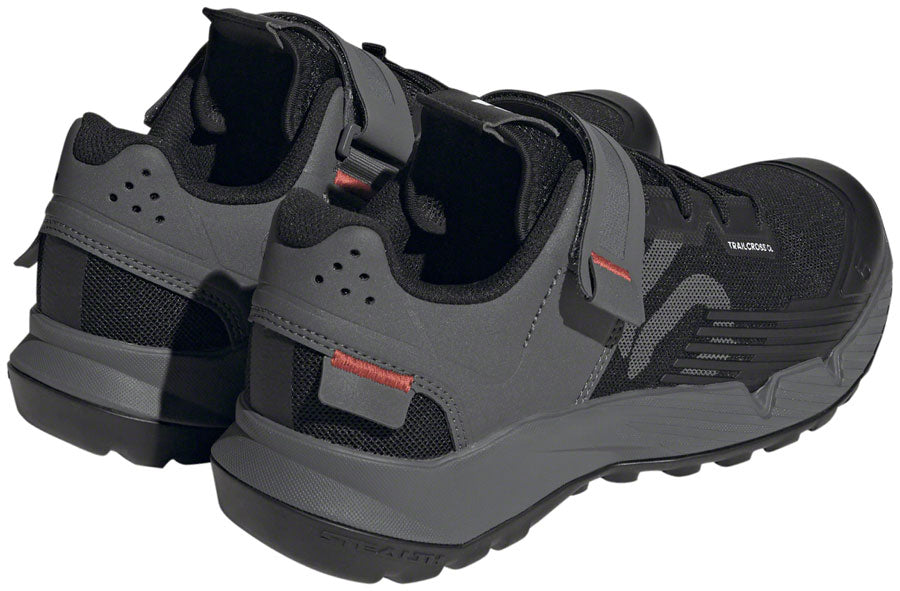 Trailcross Mountain Clipless Shoes - Womens Core BLK/Gray Three/Red 6.5 - Bicycle Warehouse