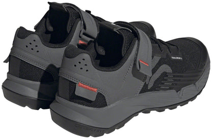 Trailcross Mountain Clipless Shoes - Womens Core BLK/Gray Three/Red 6.5 - Bicycle Warehouse
