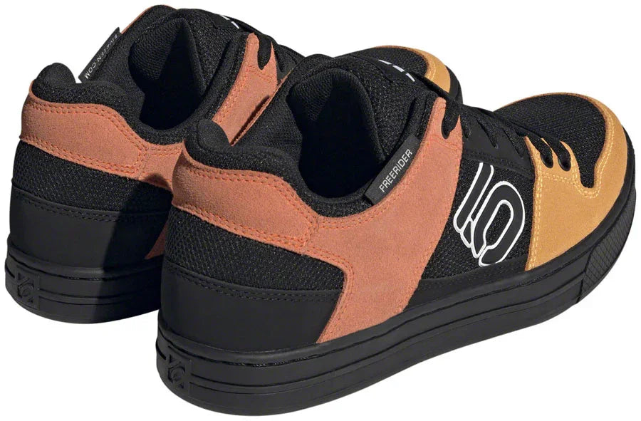 Freerider Flat Shoes - Mens Core BLK/Ftwr White/Impact Orange 11.5 - Bicycle Warehouse