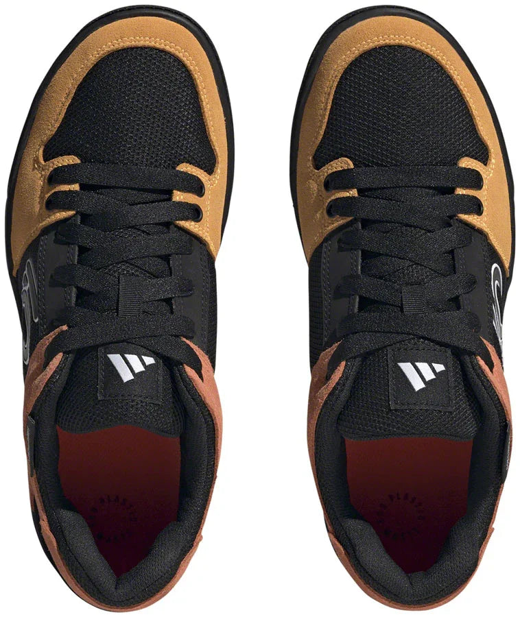 Freerider Flat Shoes - Mens Core BLK/Ftwr White/Impact Orange 11.5 - Bicycle Warehouse