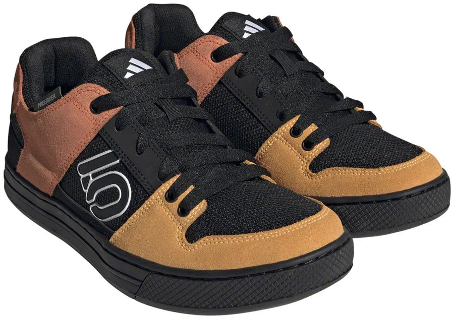 Freerider Flat Shoes - Mens Core Black/Ftwr White/Impact Orange 12 - Bicycle Warehouse