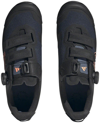 Kestrel BOA Mountain Clipless Shoes - Womens Legend Ink/Core BLK/Coral Fusion 9.5 - Bicycle Warehouse