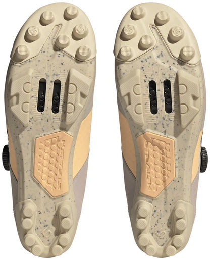 Kestrel BOA Mountain Clipless Shoes - Womens Sand Strata/Silver Violet/Acid Orange 7.5 - Bicycle Warehouse