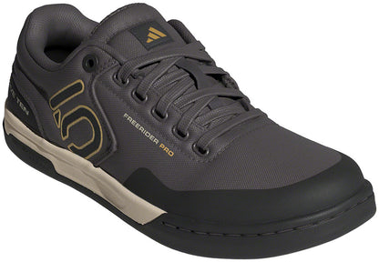 Freerider Pro Canvas Flat Shoes - Mens Charcoal/Carbon/Oat 7.5 - Bicycle Warehouse