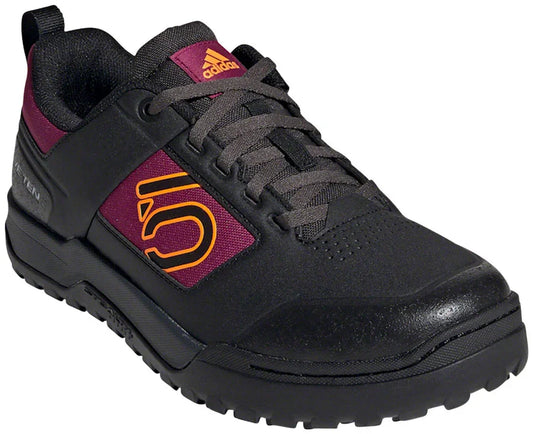Impact Pro Flat Shoes - Womens Core BLK / Signal Orange / Power Berry 7 - Bicycle Warehouse