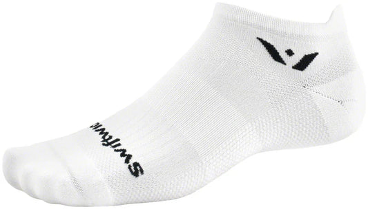 Aspire No Show Socks - White Medium - Bicycle Warehouse