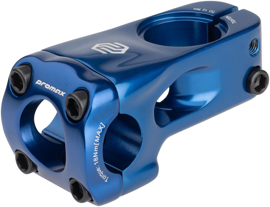 Banger BMX Stem - 48mm Front Load Blue - Bicycle Warehouse
