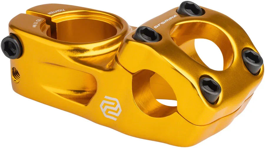 Impact BMX Stem - 48mm Top Load Gold - Bicycle Warehouse