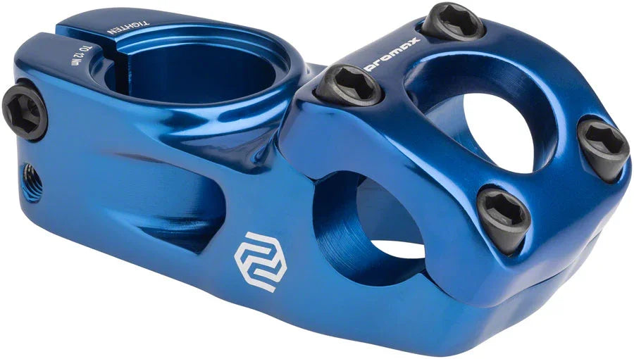 Impact BMX Stem - 48mm Top Load Blue - Bicycle Warehouse