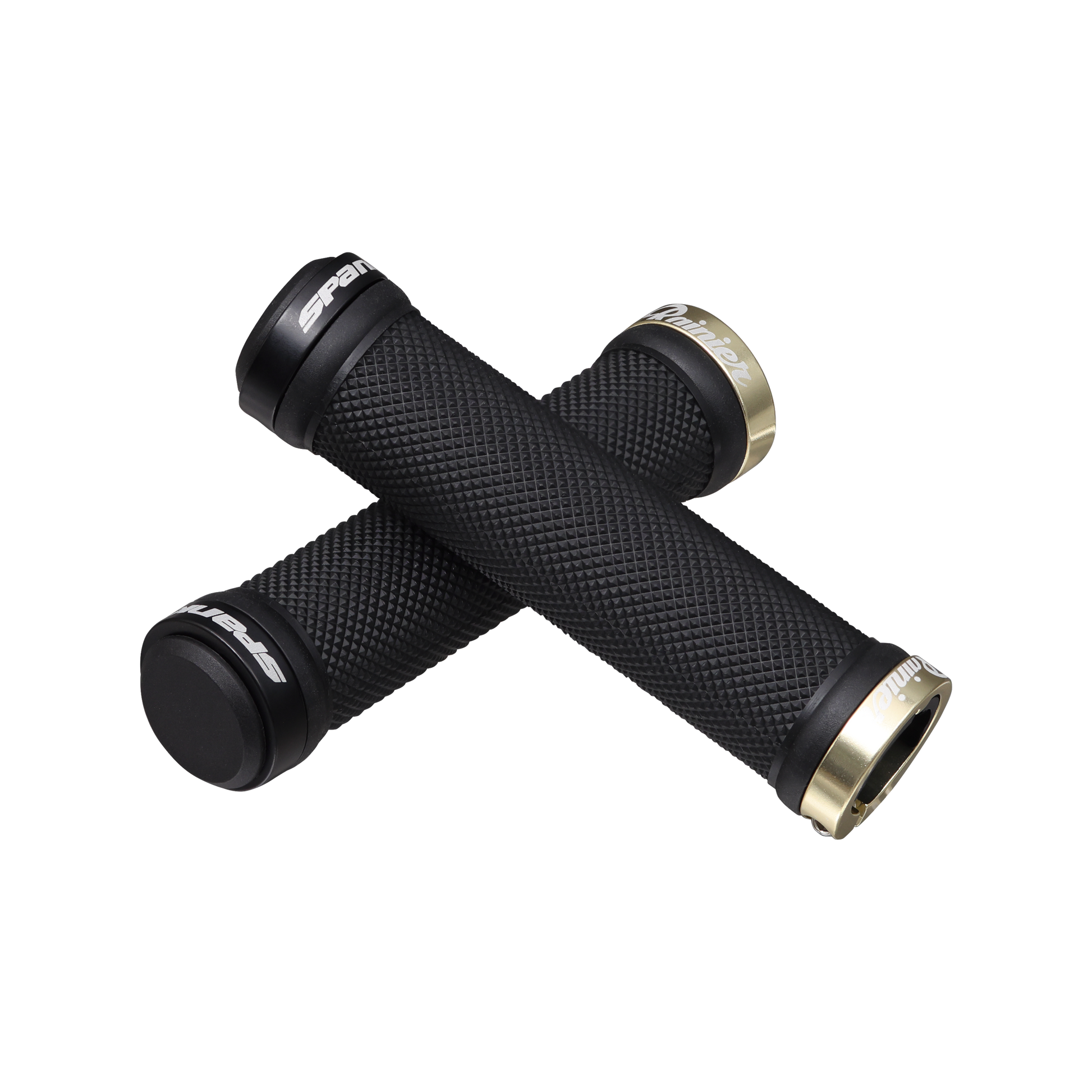 Spank X Rainier SPOON Grips Black, 2025 Edition - Bicycle Warehouse