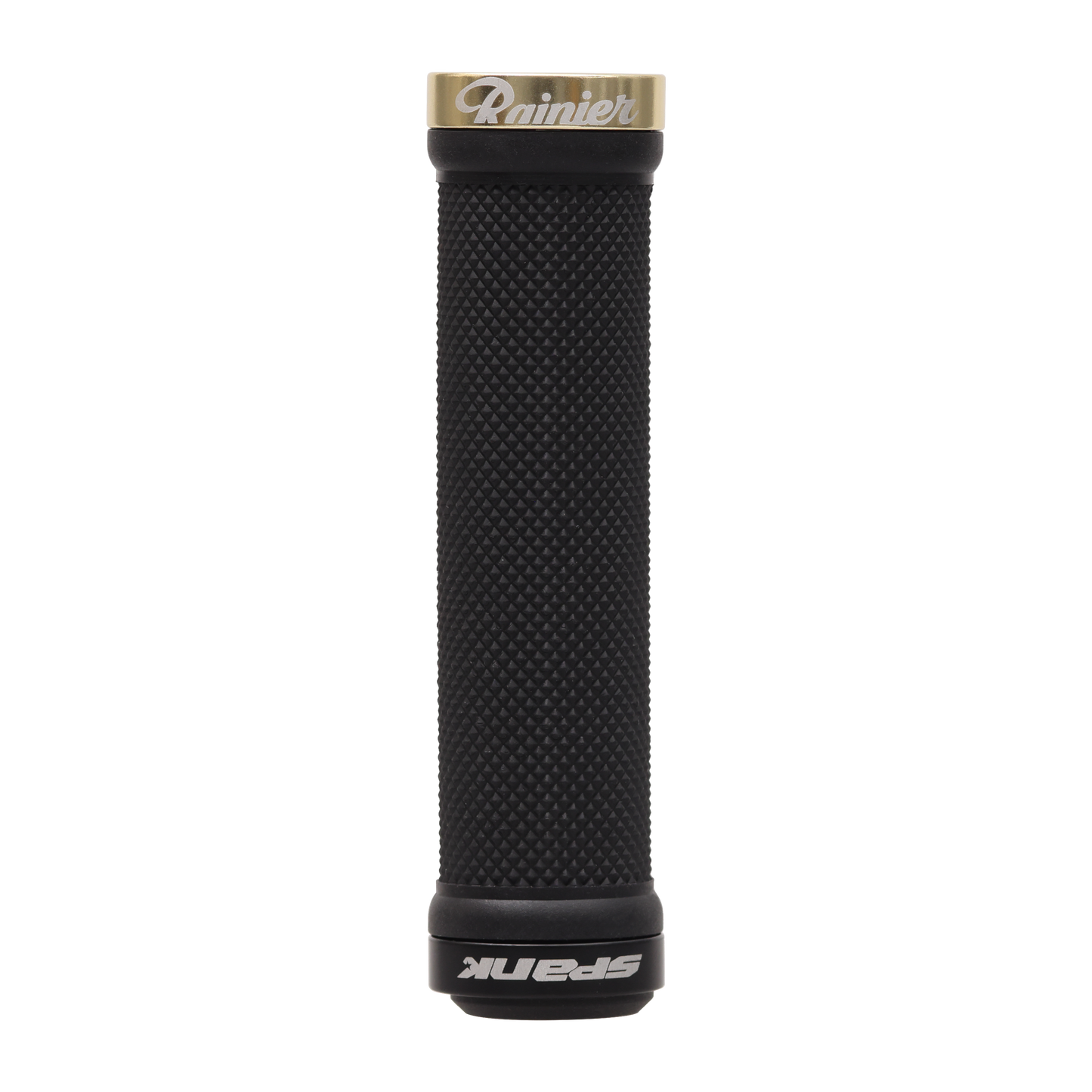 Spank X Rainier SPOON Grips Black, 2025 Edition - Bicycle Warehouse
