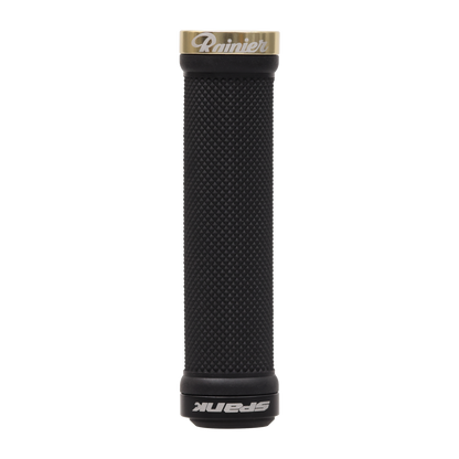 Spank X Rainier SPOON Grips Black, 2025 Edition - Bicycle Warehouse
