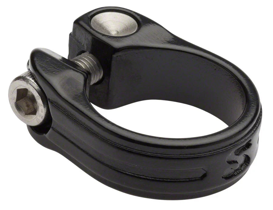 New Stainless Seatpost Clamp 30.0mm Black - Bicycle Warehouse