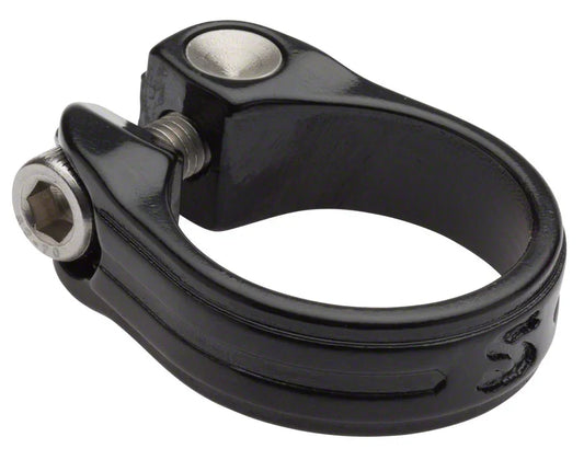 New Stainless Seatpost Clamp 33.1mm Black - Bicycle Warehouse
