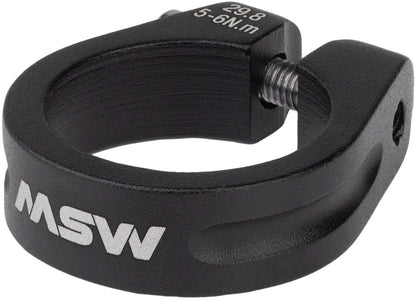 Seatpost Clamp - 29.8mm Black - Bicycle Warehouse