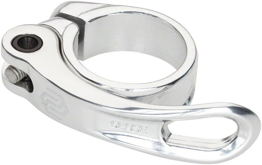 QR-1 Quick Release Seatpost Clamp - 34.9mm Silver - Bicycle Warehouse