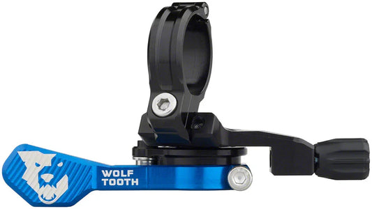 ReMote Pro Dropper Post Lever - 22.2mm Clamp Blue - Bicycle Warehouse