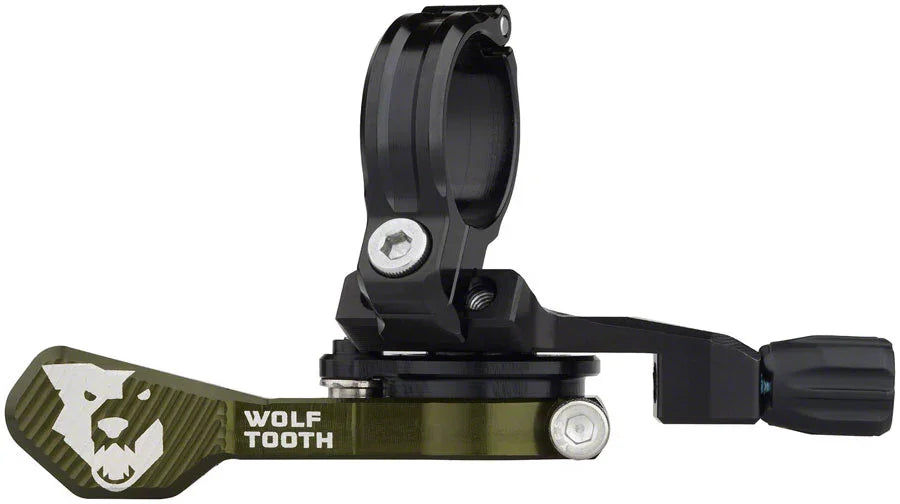 ReMote Pro Dropper Post Lever - 22.2mm Clamp Olive - Bicycle Warehouse