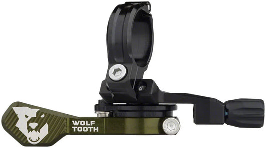 ReMote Pro Dropper Post Lever - 22.2mm Clamp Olive - Bicycle Warehouse