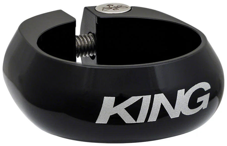 Seatpost Clamp - 36.4mm Black - Bicycle Warehouse