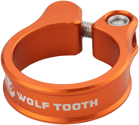 Seatpost Clamp - 31.8mm Orange - Bicycle Warehouse