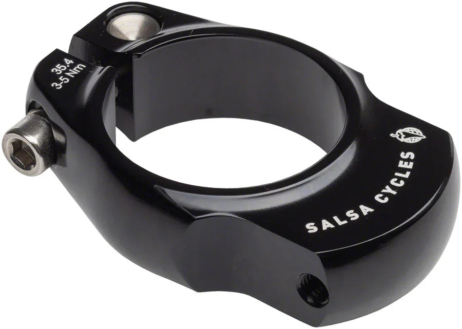 Rack-Lock Seatpost Clamp - 35.4mm Bolt-On Black - Bicycle Warehouse