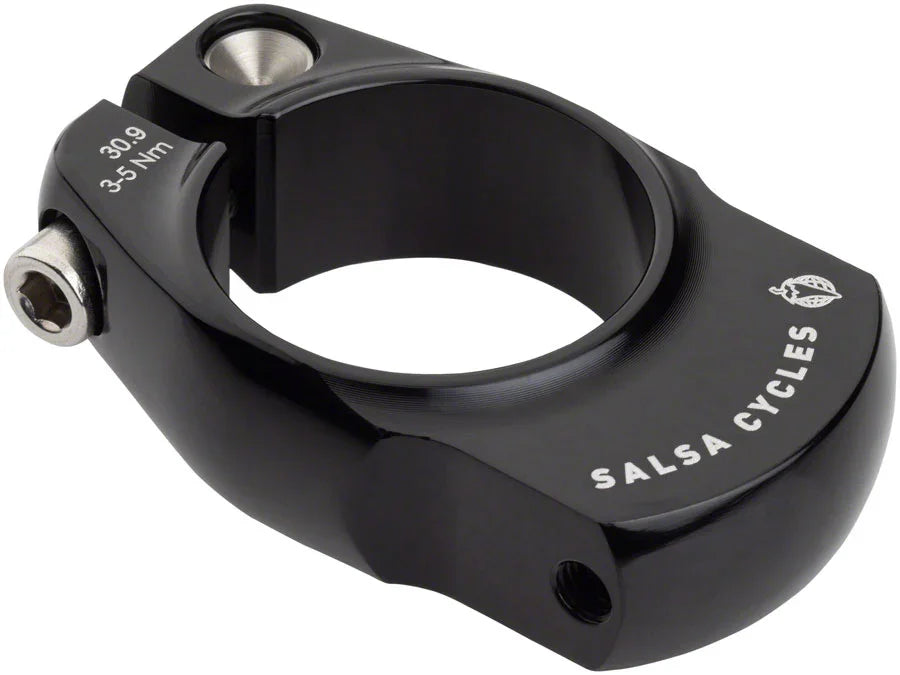 Salsa Post-Lock Rack Mount 30.9 Black - Bicycle Warehouse