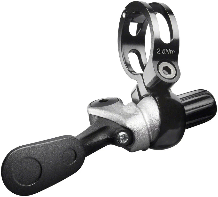Crankbrothers Highline Dropper Seatpost Remote - 22.2mm Clamp Silver/Black - Bicycle Warehouse