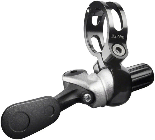 Crankbrothers Highline Dropper Seatpost Remote - 22.2mm Clamp Silver/Black - Bicycle Warehouse