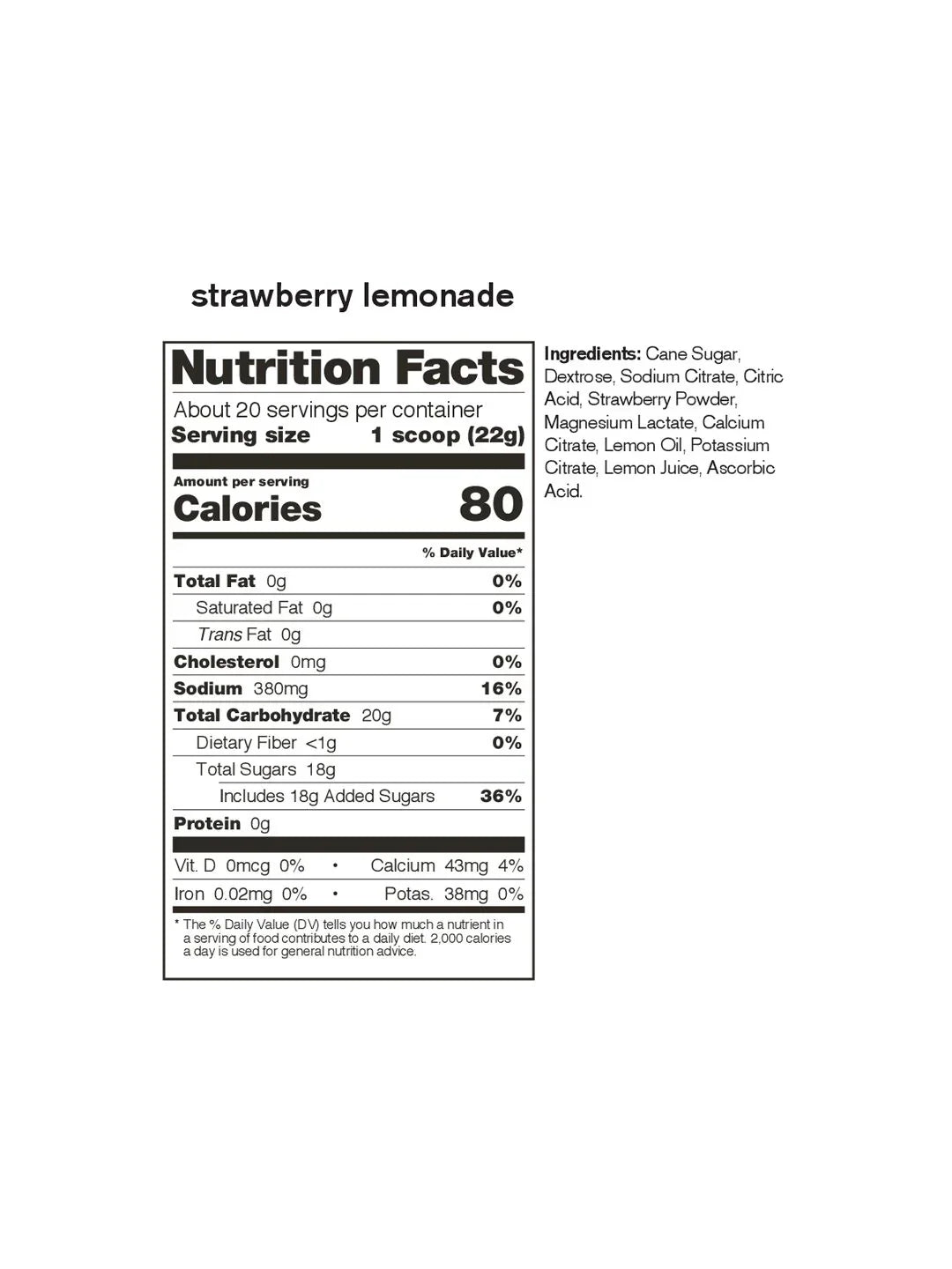 Skratch Labs Supplement Skratch Hydration Strawberry Lemonade 3lb - Bicycle Warehouse