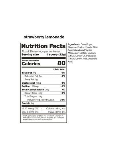 Skratch Labs Supplement Skratch Hydration Strawberry Lemonade 3lb - Bicycle Warehouse