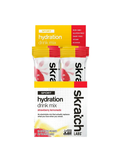 Skratch Labs Supplement Skratch Sport Hydration StrawberryLemonde 20 Pack - Bicycle Warehouse