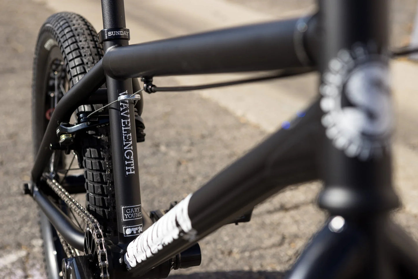 Sunday Wavelength BMX Bike - Gary Young Signature, 21"TT Matte Black - Bicycle Warehouse